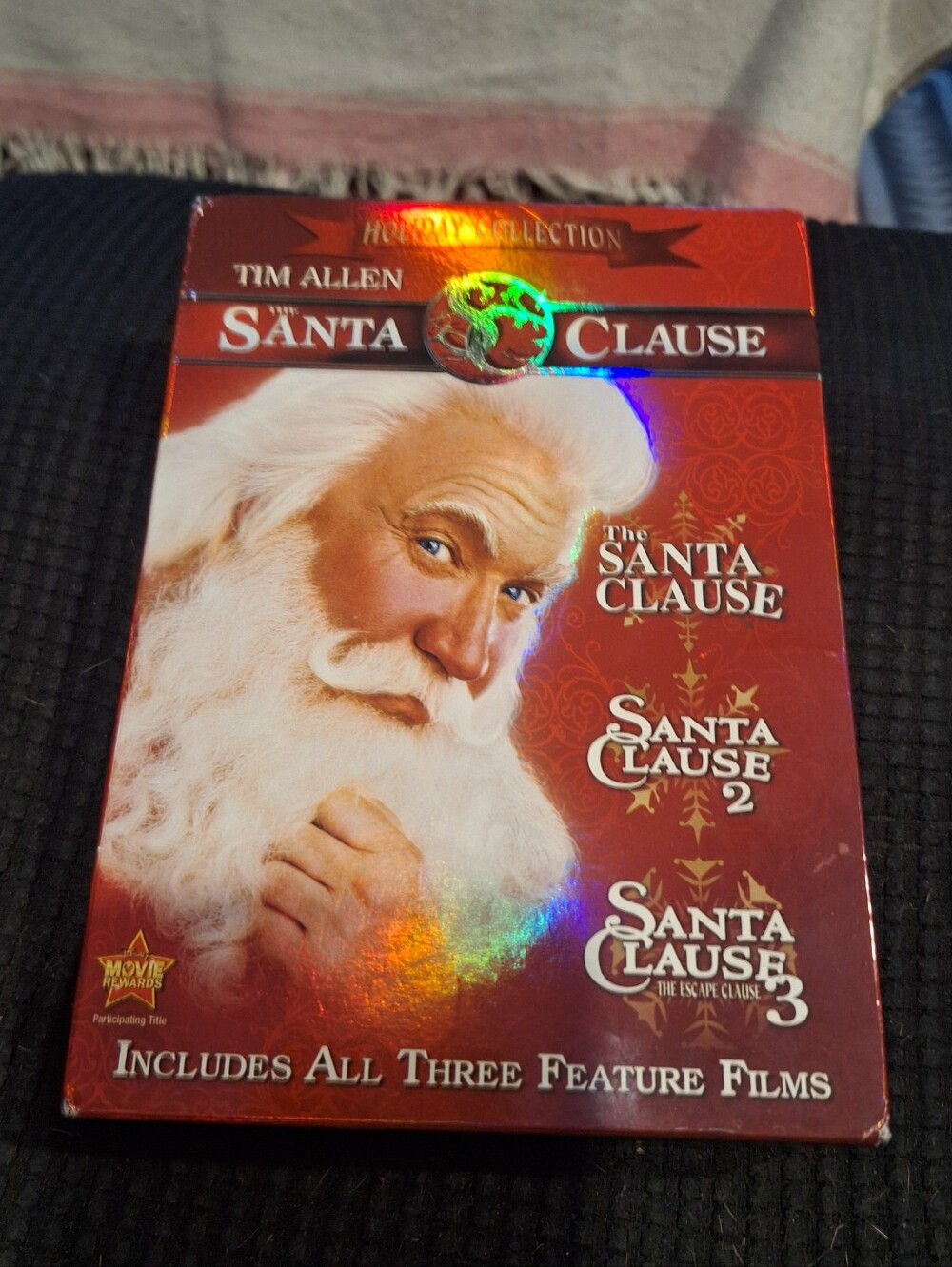 "The Santa Clause Holiday Collection" is a 3-disc DVD set
